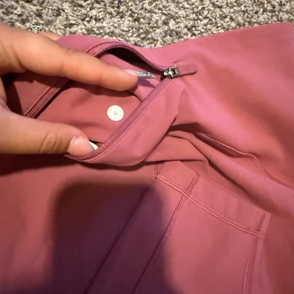 Lululemon Fast & Free High-Rise Tight with Pockets 25” Size 6 in Brier Rose - Picture 9 of 11